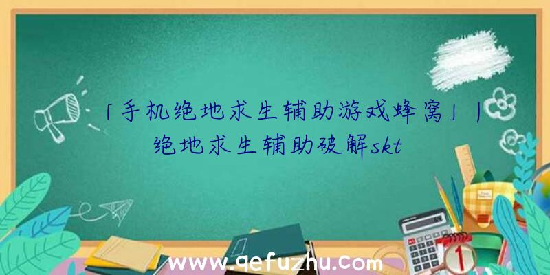 「手机绝地求生辅助游戏蜂窝」|绝地求生辅助破解skt